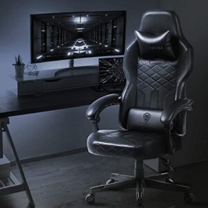 Dowinx Gaming Chair: Pocket Spring Cushion, High Back, Reclining Pu Leather, 350LBS