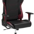 RESPAWN 110 Gaming Chair: Ergonomic Grey Fabric, Integrated Headrest, 135 Degree Recline with Angle Lock