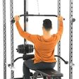 Fitness Reality 810XLT Super Max Power Rack Cage with Lat Pull Down and Low Row Cable Attachment